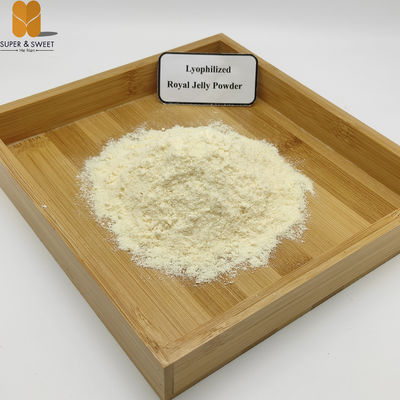 High Potency Lyophilized Royal Jelly Powder 100% Pure 10HDA Rich Factory Wholesale Bulk for Daily Dietary Use