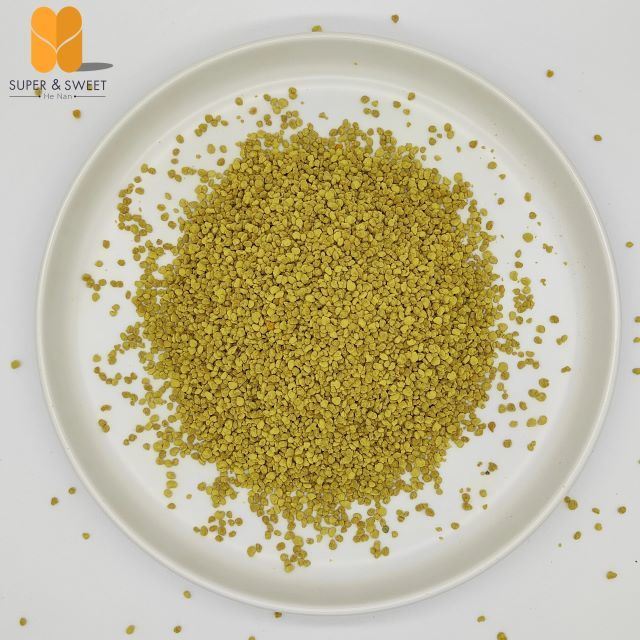 New Season Harvest Fresh Rape Bee Pollen Food Grade Bee Product High Quality Rape Bee Pollen Granules in Bag Packaging