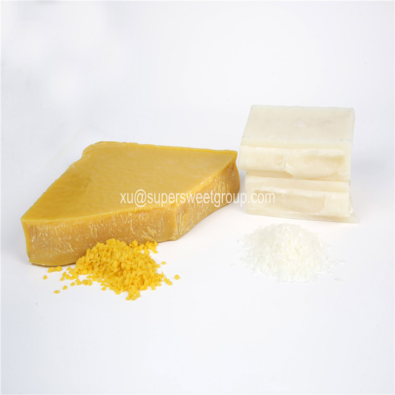 Food Grade Pure Natural Beeswax Block For Cosmetics / Food Grade