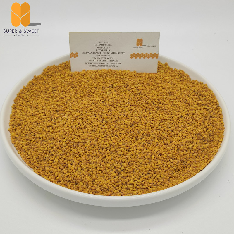 OEM Manufacturer Supply Bulk Food Grade Bee Pollen Granules Natural Herbal Extract Premium Lotus Bee Pollen in Bag Packaging